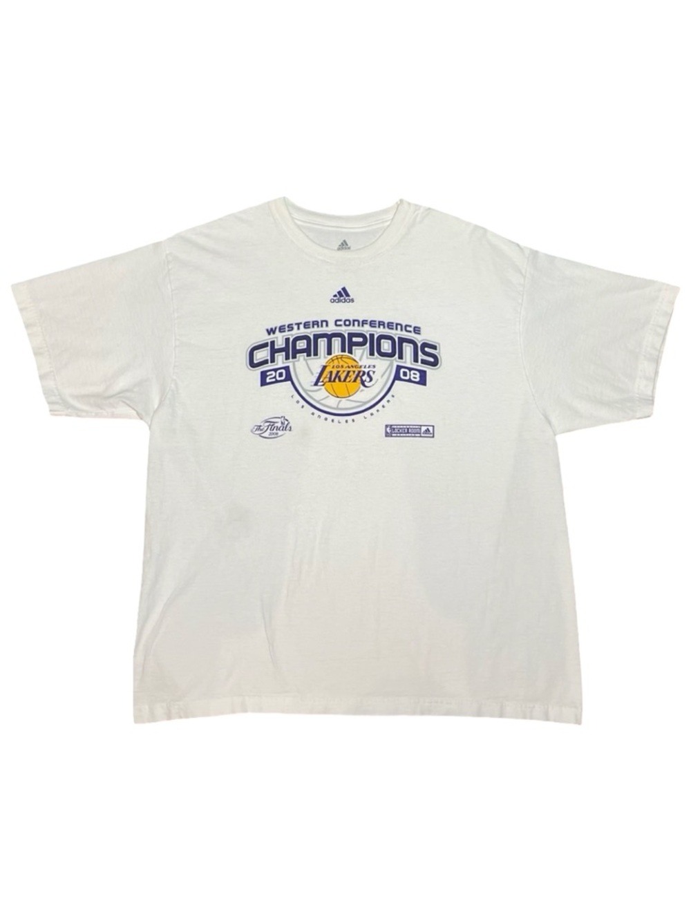 Vintage Adidas NBA Los Angeles Lakers Basketball Western Conference Champions